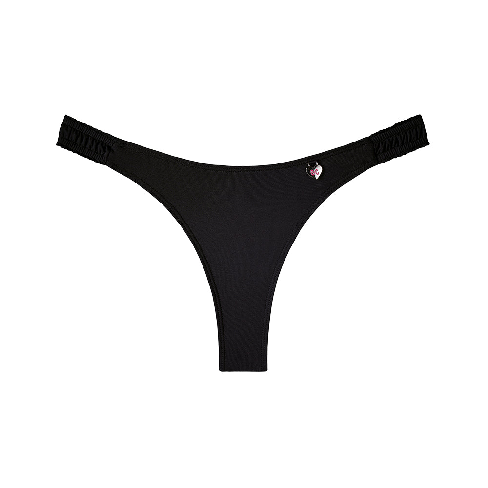 Ruching Black Bottom