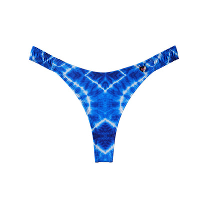 Ruching Blue Batik Bottom